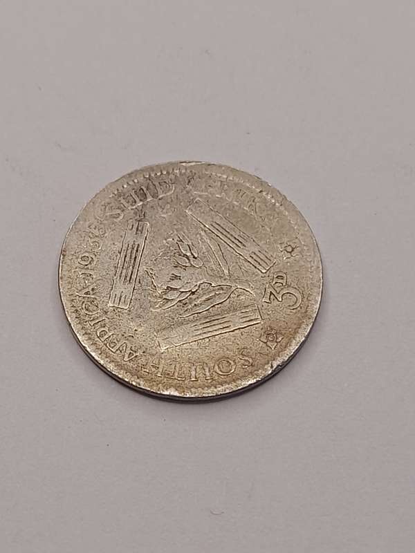 South Africa three pence 1935