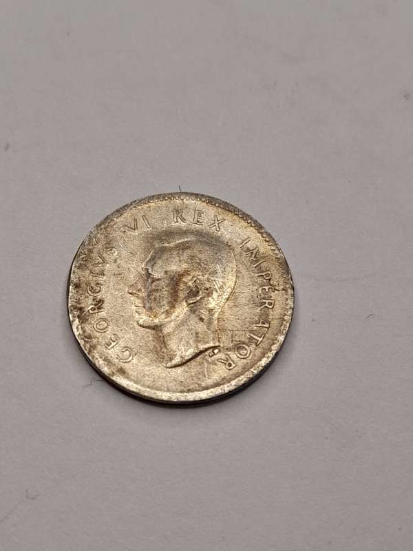 South Africa three pence 1943