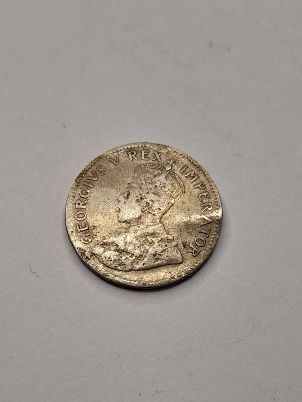 South Africa three pence 1933