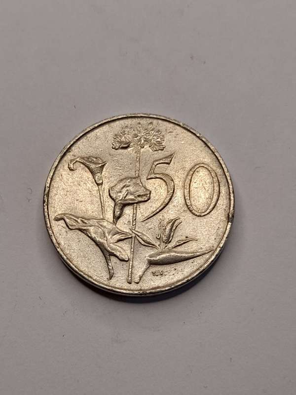 South Africa 1982 50 cents