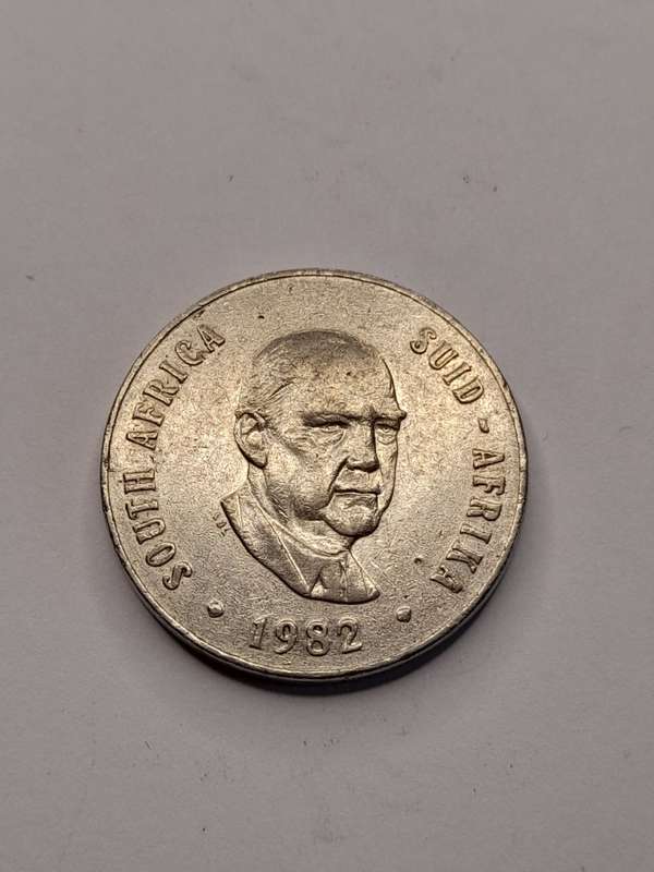 South Africa 1982 50 cents