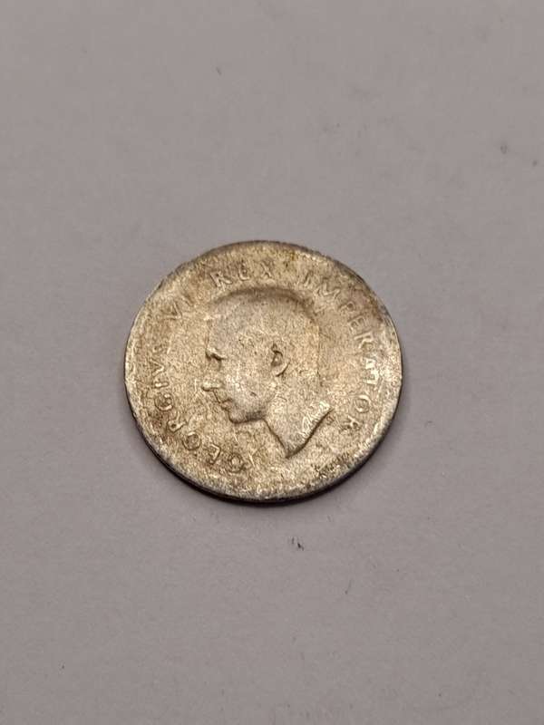 South Africa three pence 1943