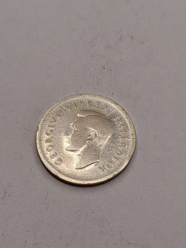 South Africa three pence 1943