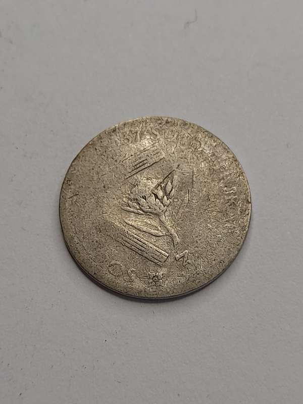 South Africa three pence 1937