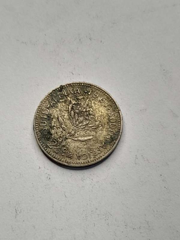 South Africa 2 1/2 cent 1961