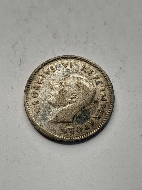 South Africa three pence 1943