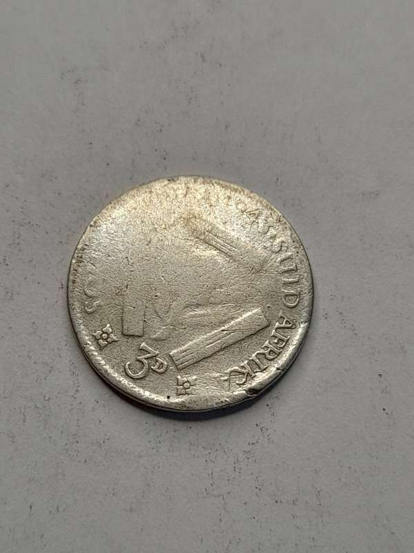 South Africa three pence 1943