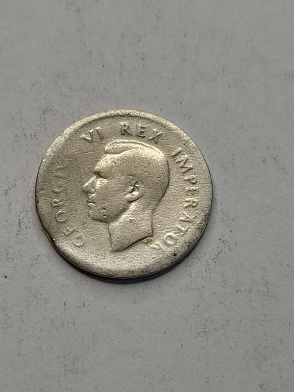 South Africa three pence 1943