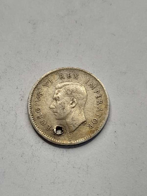 South Africa three pence 1941