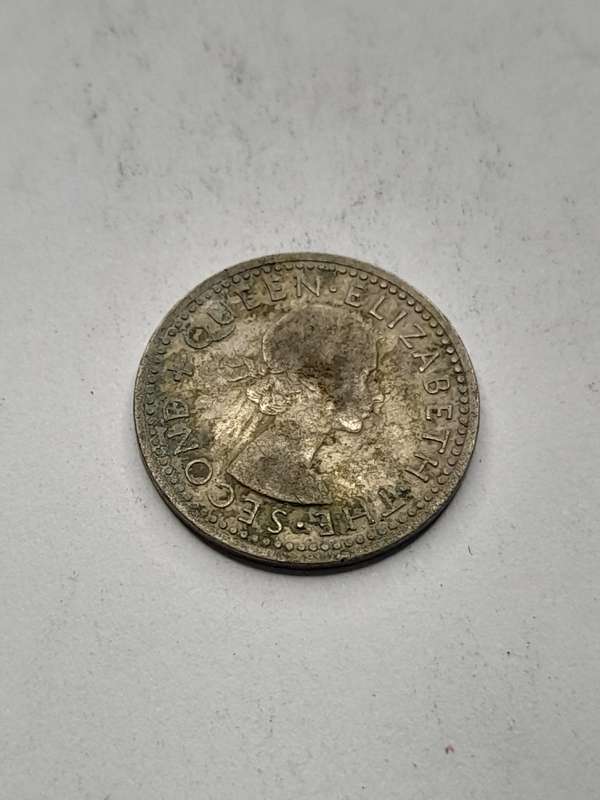 Rhodesia and Nyasaland three pence 1956