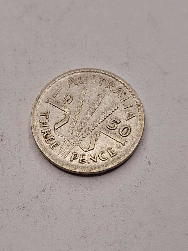 Australia 1950 three pence