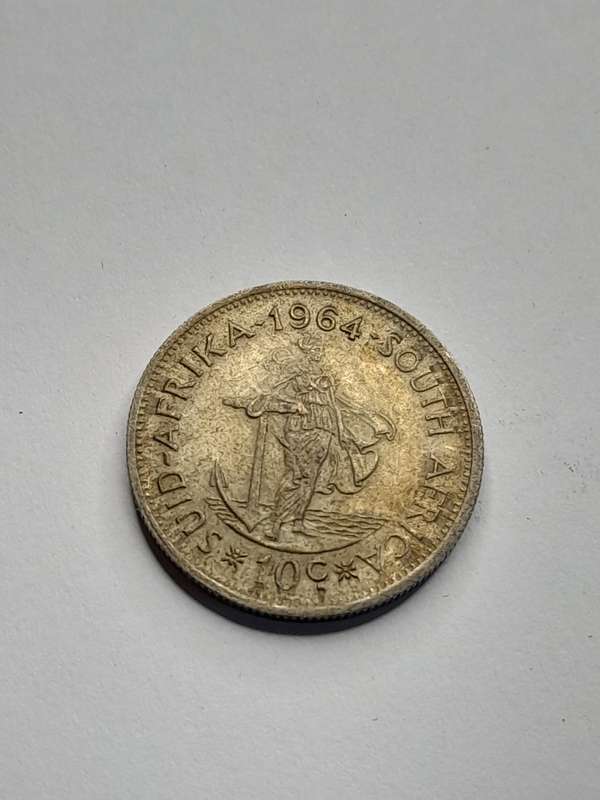 South Africa 1964 10 Cent