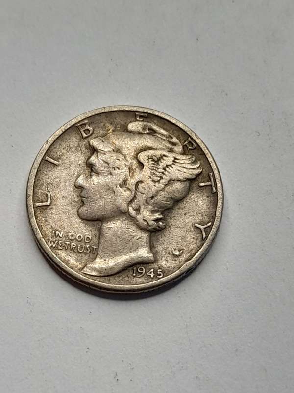 United States of America one dime 1945