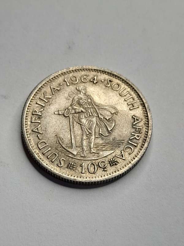 South Africa 10 cents 1964