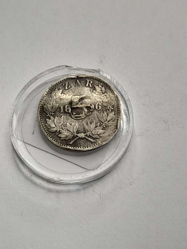 South African Republic three pence 1896