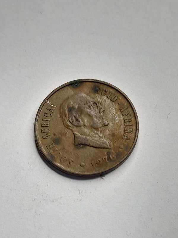South Africa 2 cents 1976