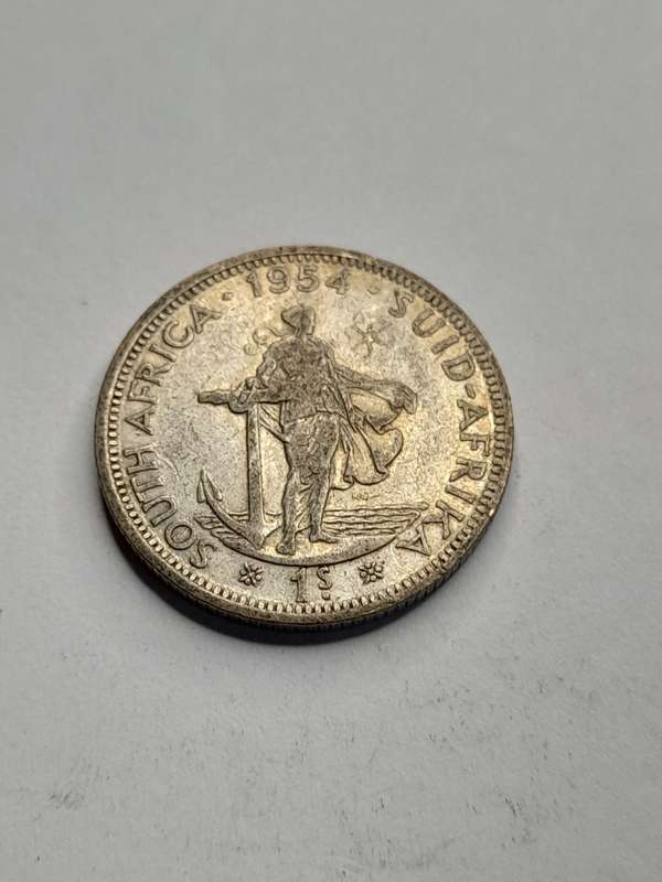 South Africa 1 Shilling 1954