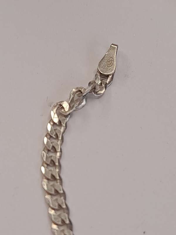 Sterling silver bracelet 195mm long