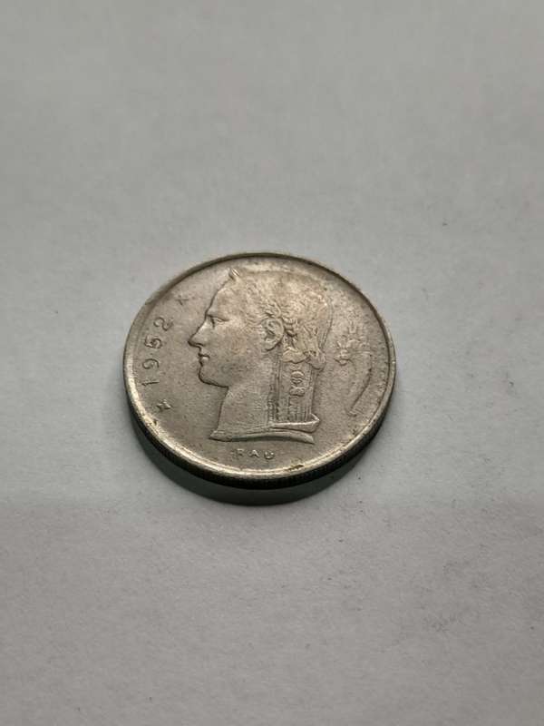 Belgium 1 franc 1952
