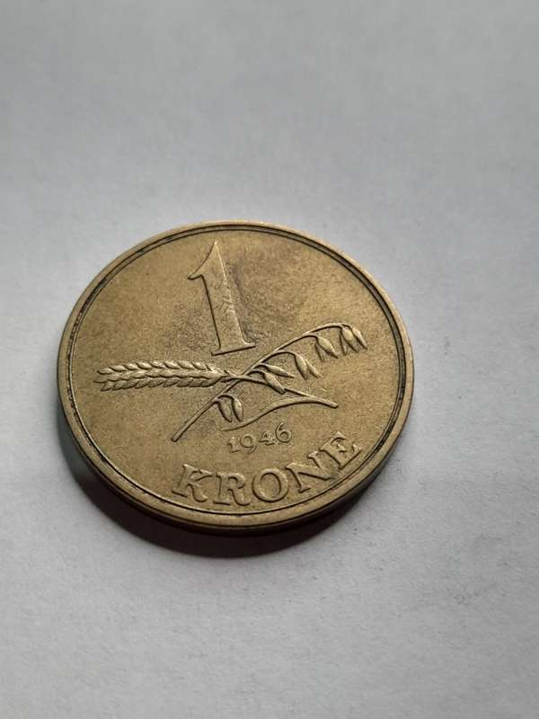 Denmark 1 Krone 1946