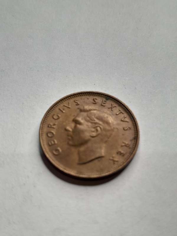 South Africa 1950 1/4 penny