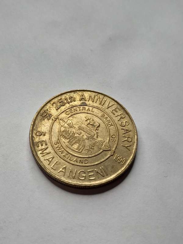 Eswatini Swaziland 1999 5 emalangeni 1999