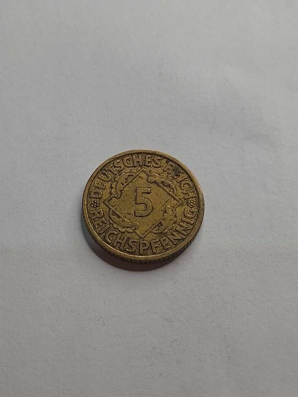 Germany 5 reichspfennig 1936