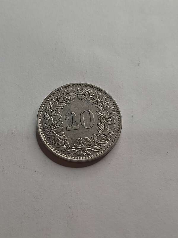 Switzerland 20 Rappen 1921