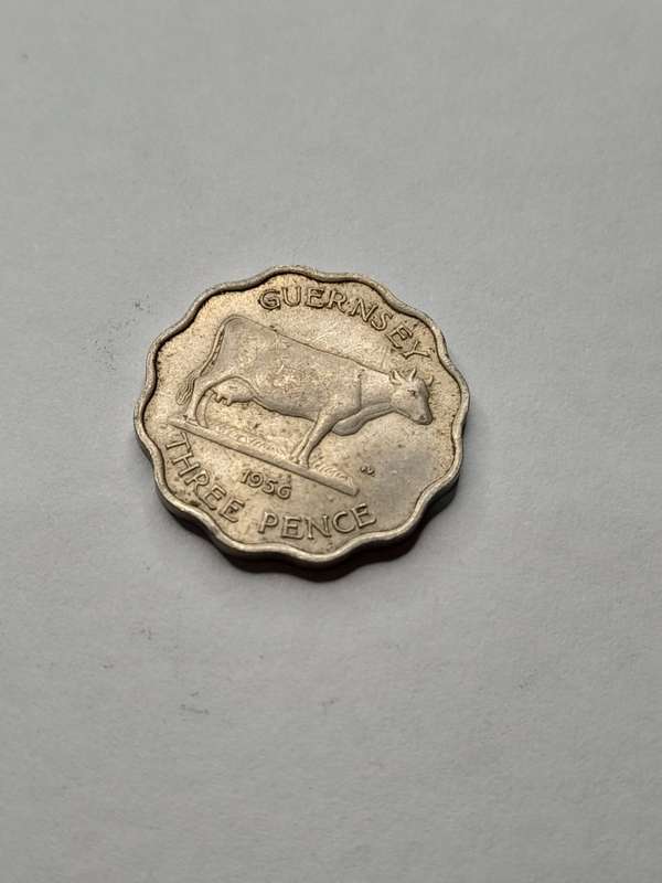 Guernsey 3 pence 1956