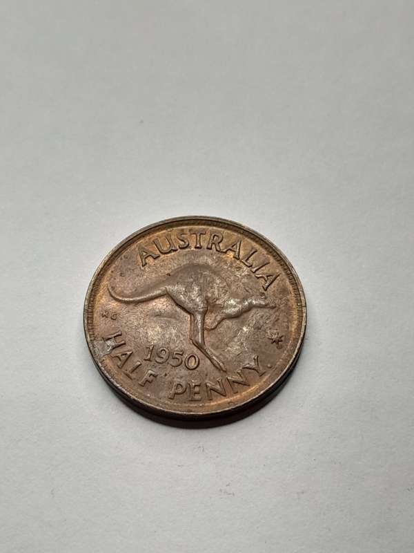 Australia 1/2 penny 1950