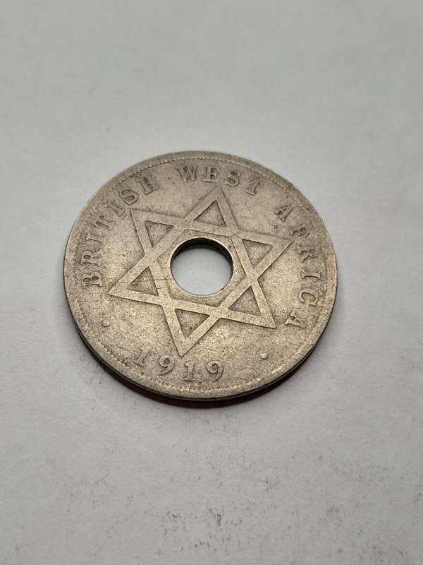 British West Africa one penny 1919