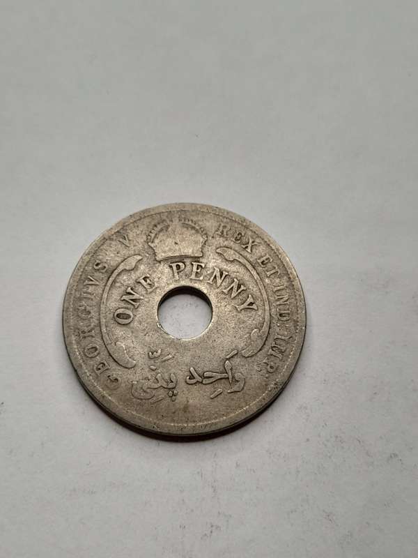 British West Africa one penny 1919
