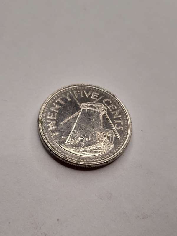 Barbados 2008 25 cents