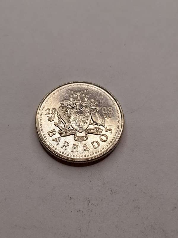 Barbados 2008 25 cents