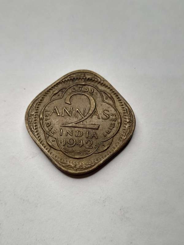 India - British 2 Annas 1942