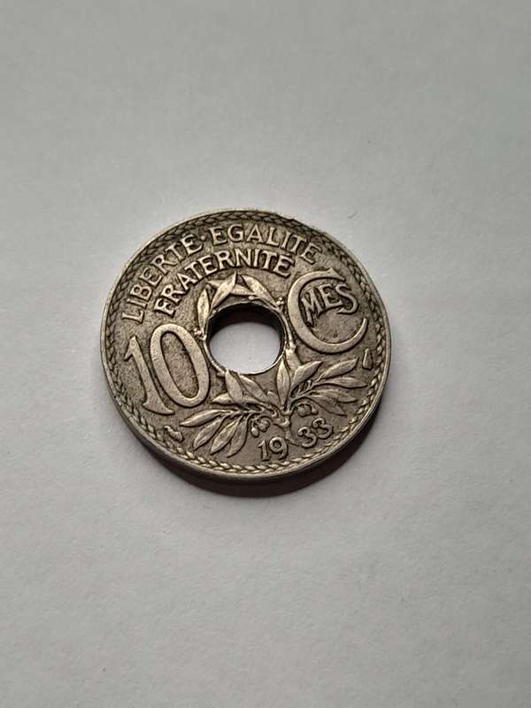 France 10 centimes 1933