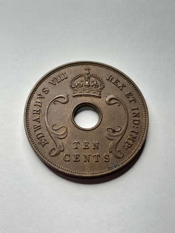 British East Africa 1936 ten cents
