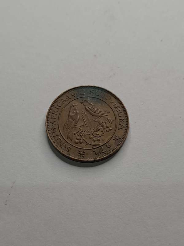 South Africa 1/4 penny 1942