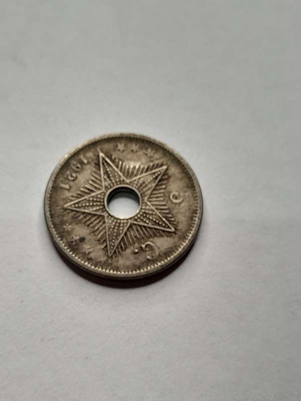Belgian Congo 5 centimes 1921