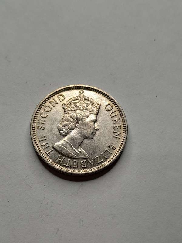Mauritius half rupee 1978