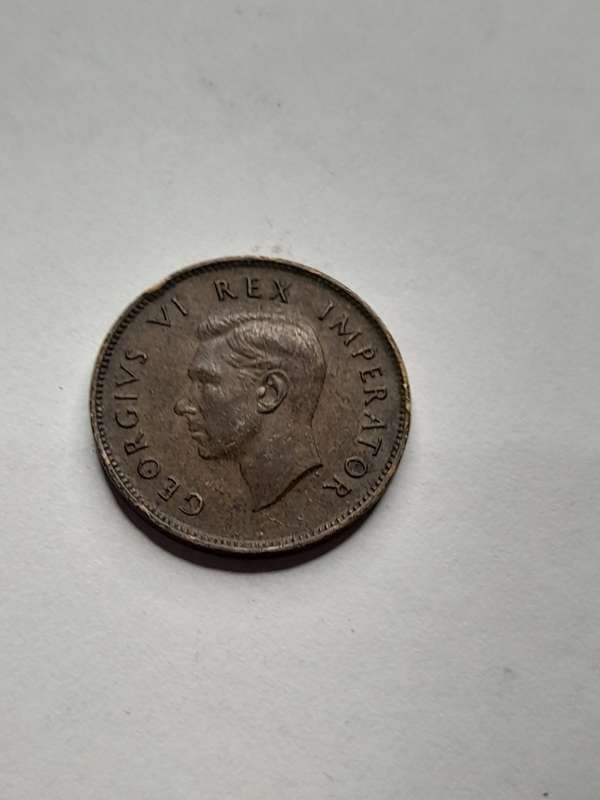 South Africa 1943 1/4 Penny