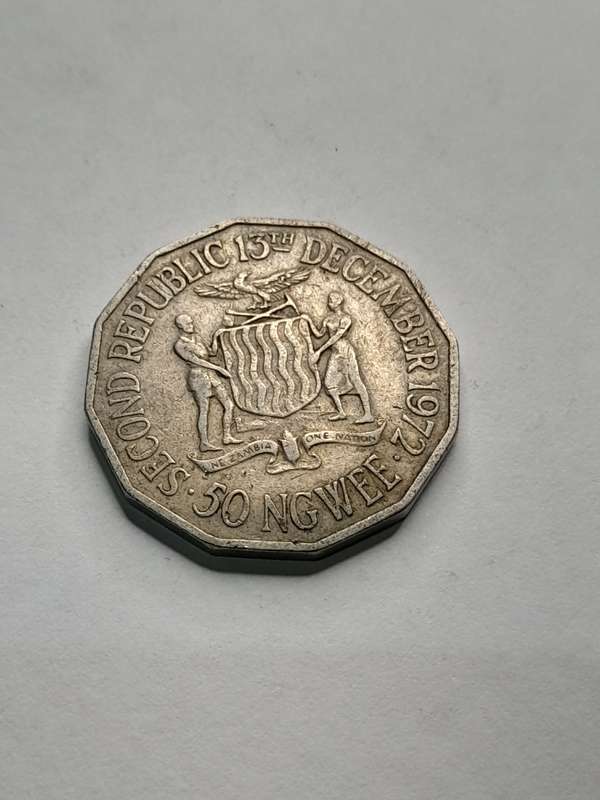Zambia 50 Ngwee 1972
