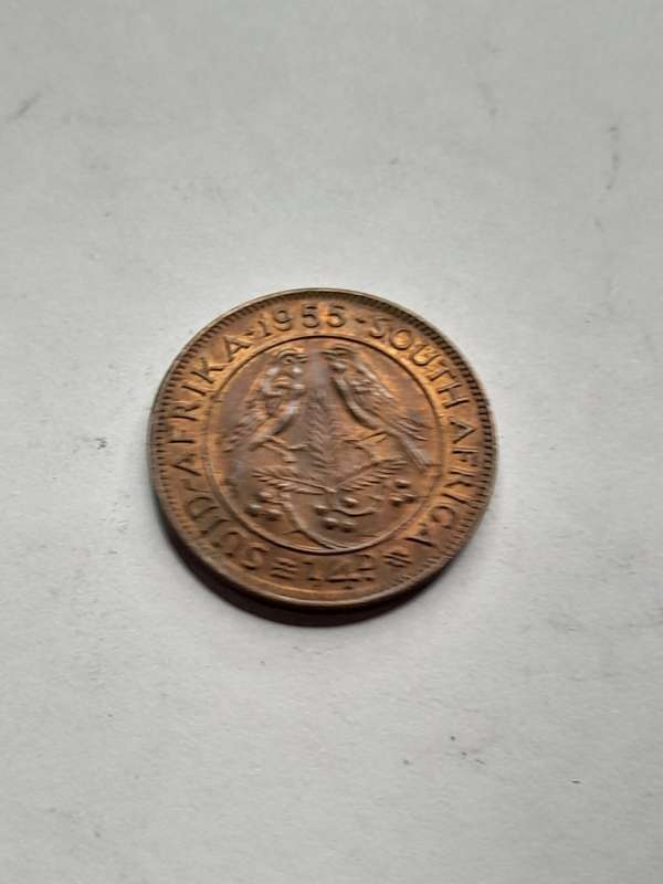 South Africa 1/4 penny 1955