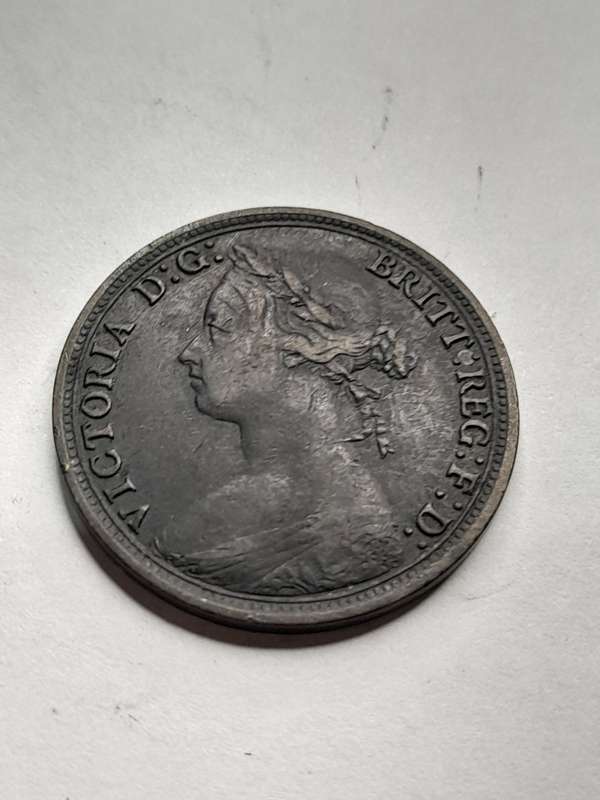 United Kingdom 1/2 penny 1880