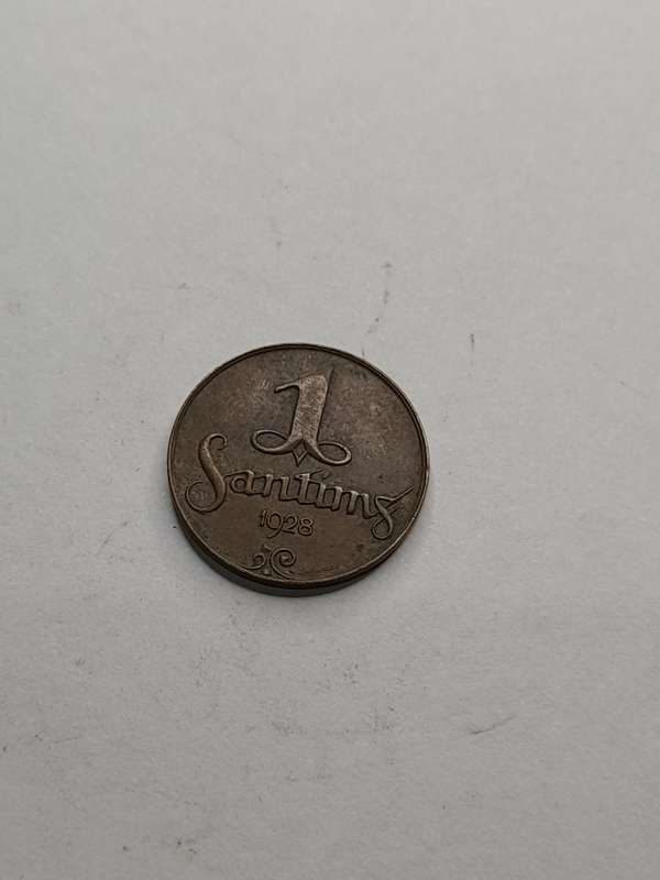 Latvia 1 santims 1928