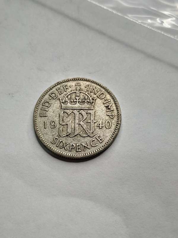 United Kingdom six pence 1940
