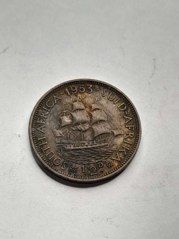 South Africa half penny 1959
