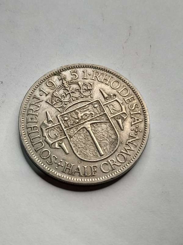 Southern Rhodesia half crown 1951