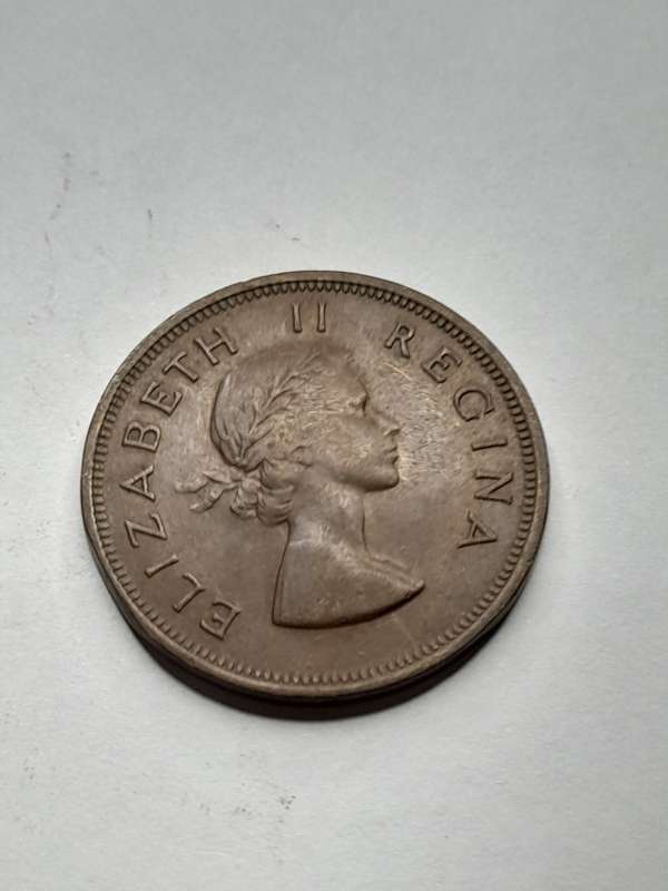 South Africa One penny 1955