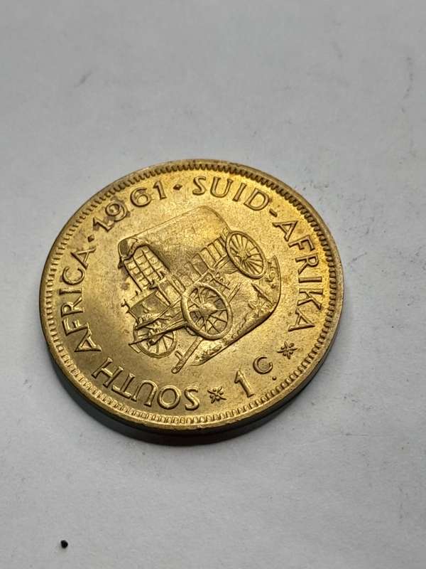 South Africa One cent 1961